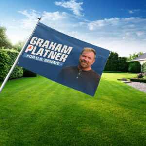 Graham Platner Democrat for U.S. Senate Flag