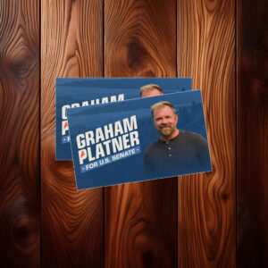 Graham Platner Democrat for U.S. Senate Sticker
