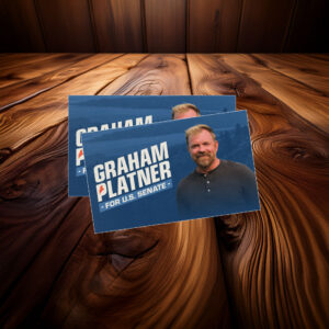 Graham Platner Democrat for U.S. Senate Sticker