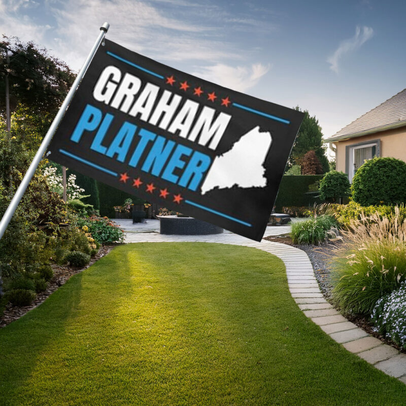 Graham Platner Maine Campaign 2026 Flag
