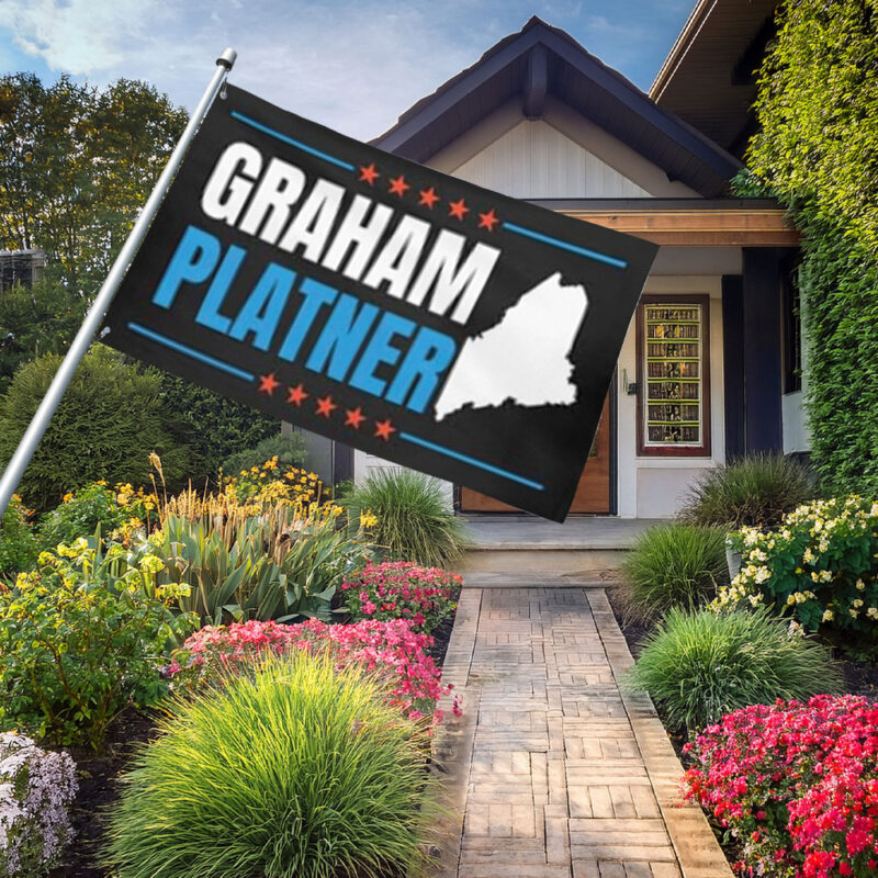 Graham Platner Maine Campaign 2026 Flag