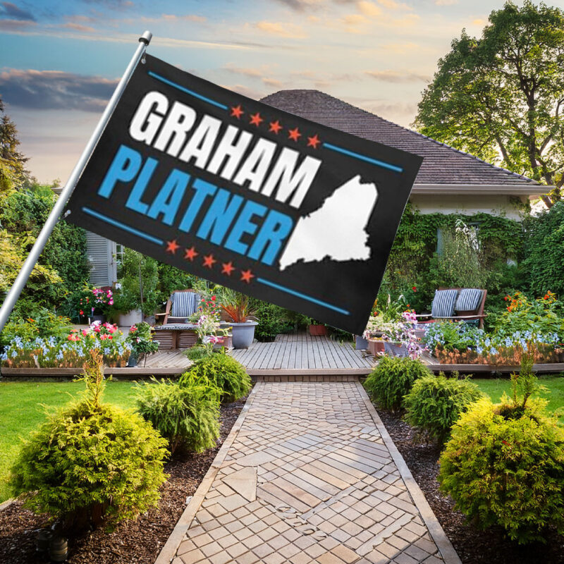 Graham Platner Maine Campaign 2026 Flag