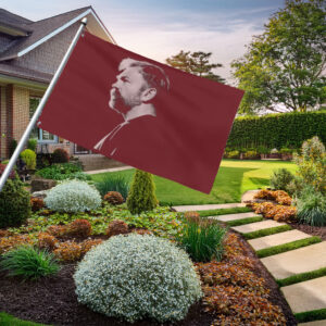 Graham Platner Portrait Campaign Flag