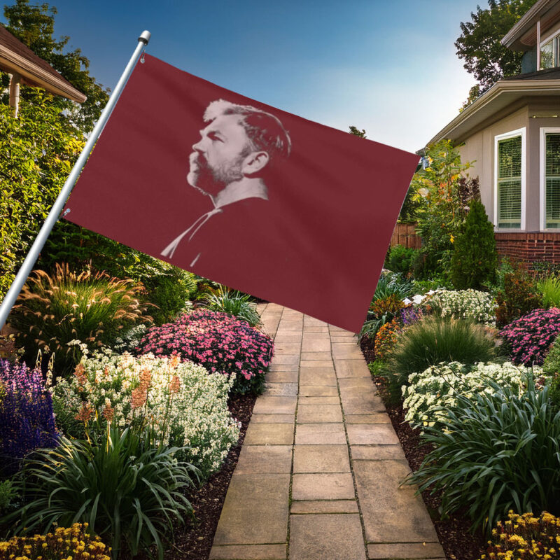 Graham Platner Portrait Campaign Flag
