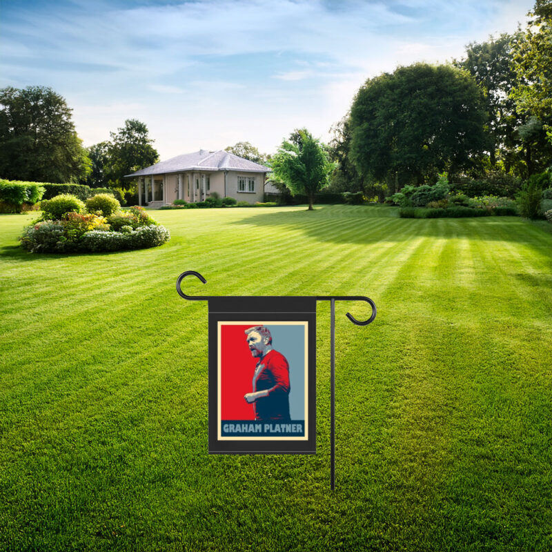 Graham Platner Side Profile Campaign Flag