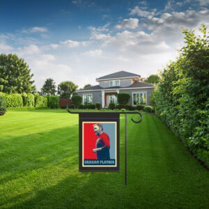 Graham Platner Side Profile Campaign Flag