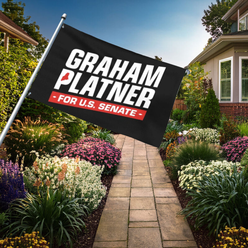 Graham Platner for U.S. Senate Flag