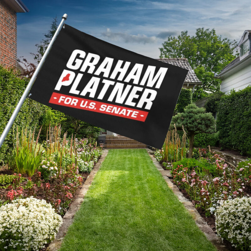Graham Platner for U.S. Senate Flag