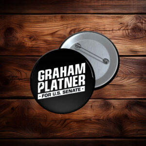 Official Graham Platner For US Senate Button
