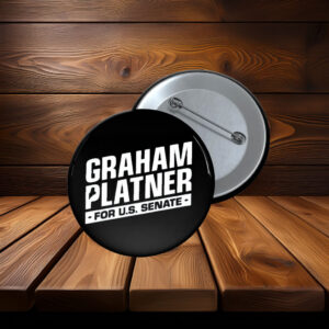 Official Graham Platner For US Senate Button