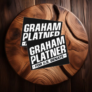 Official Graham Platner For US Senate Sticker