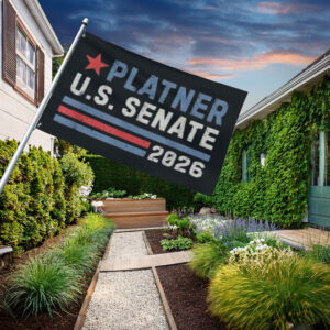 Platner 2026 Patriotic Campaign Flag