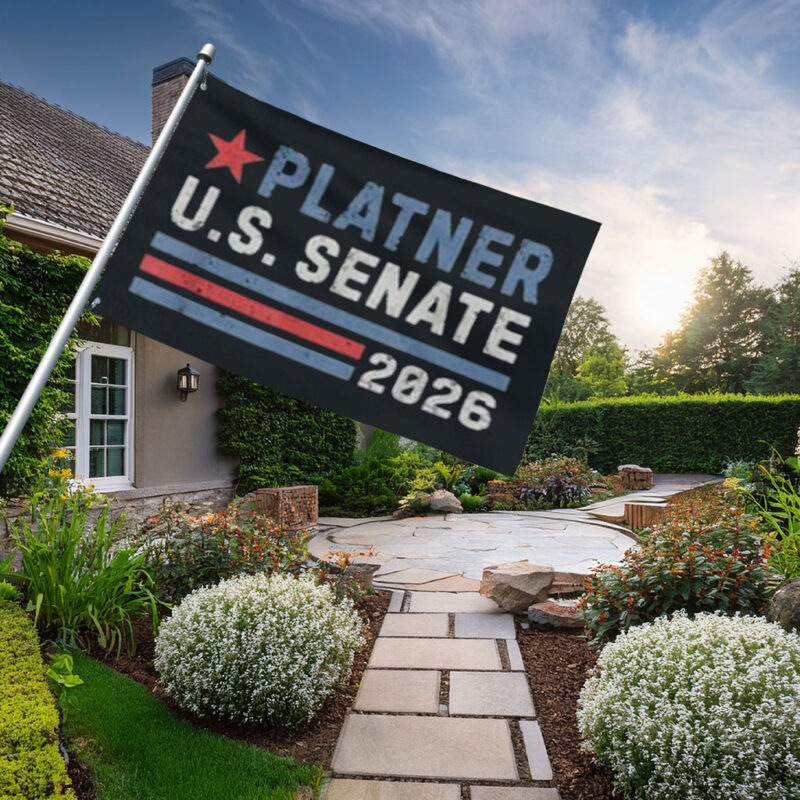 Platner 2026 Patriotic Campaign Flag