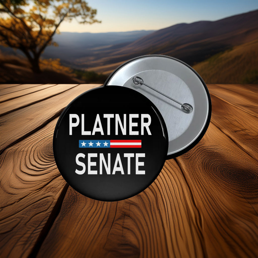 Platner Senate, Graham Platner 2026 Pin Button