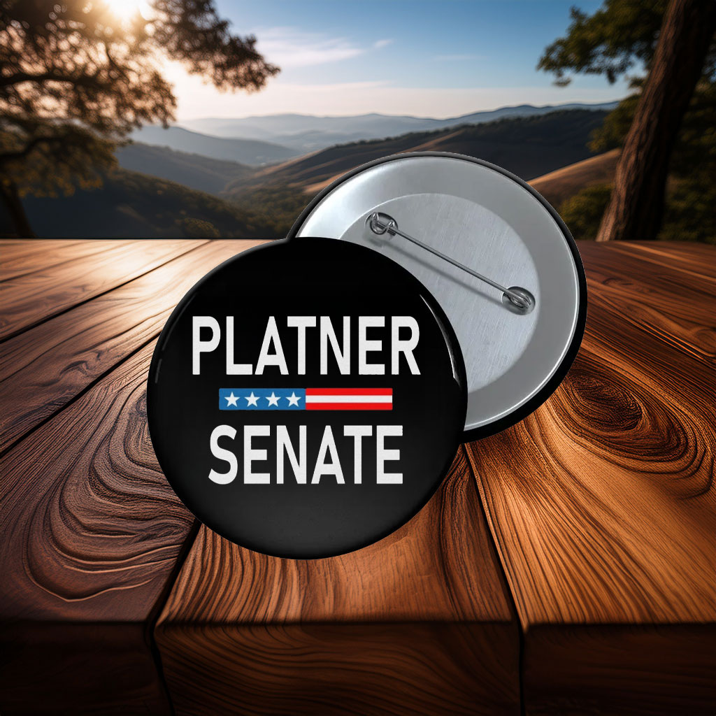 Platner Senate, Graham Platner 2026 Pin Button