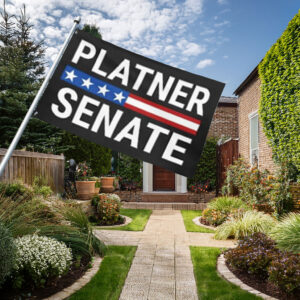 Platner Senate Patriotic Flag