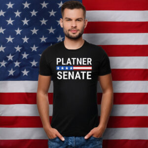 Platner Senate Patriotic Flag Shirt