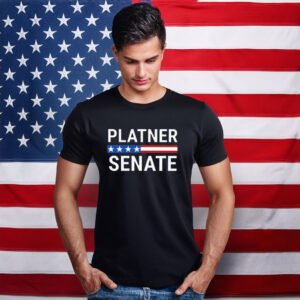 Platner Senate Patriotic Flag Shirt