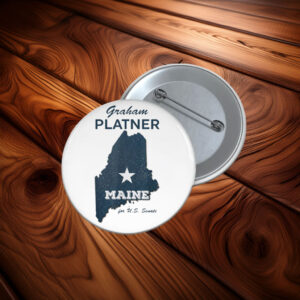 Vintage Graham Platner for U.S. Senate from Maine 2026 Button